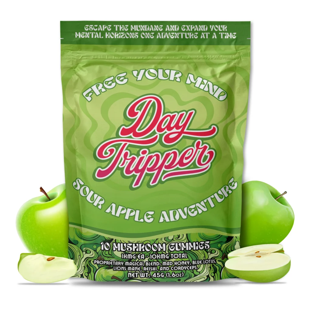 Buy Daytripper Sour Apple Mushroom Gummies | 10ct